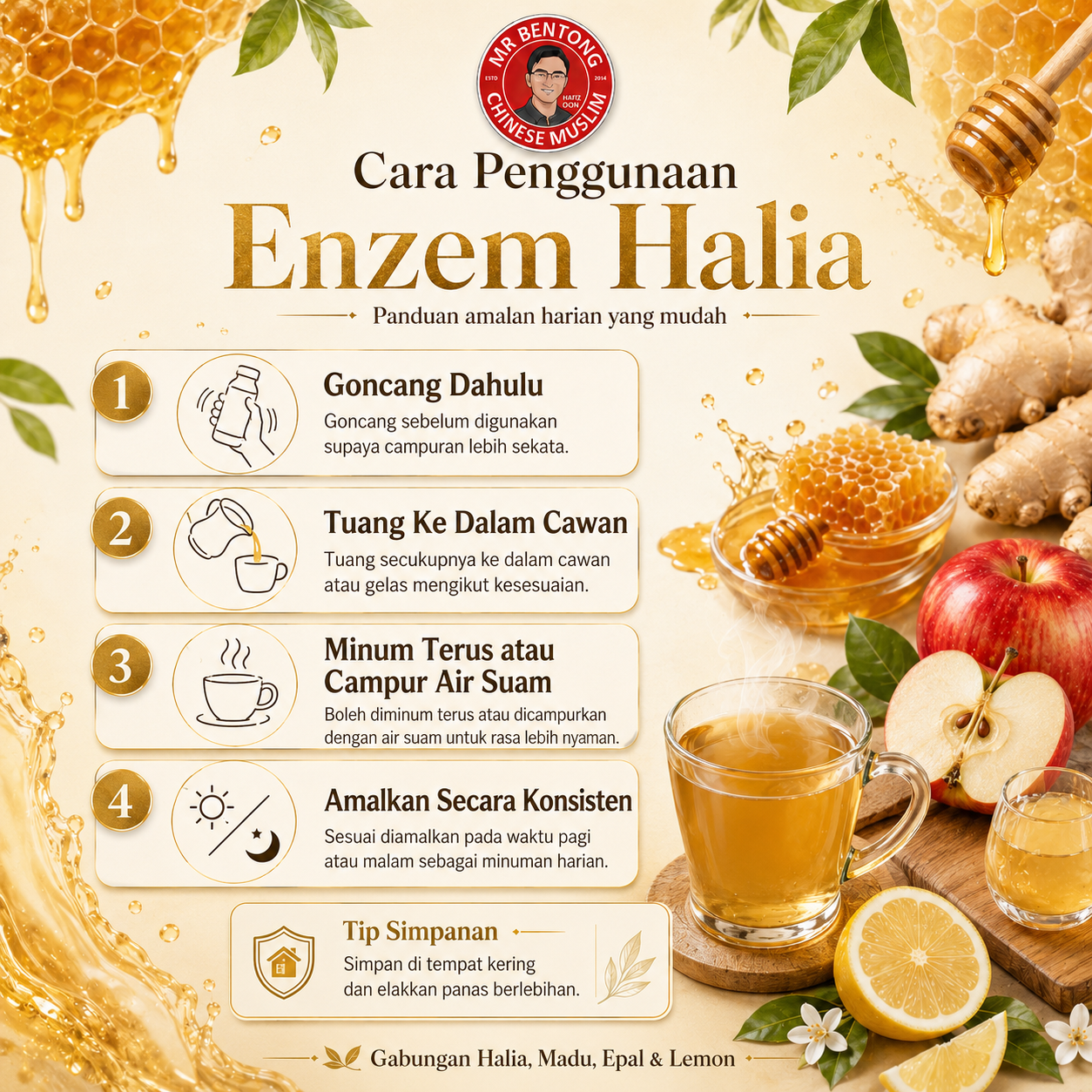 Enzim Jus Halia Mr Bentong untuk seisi keluarga